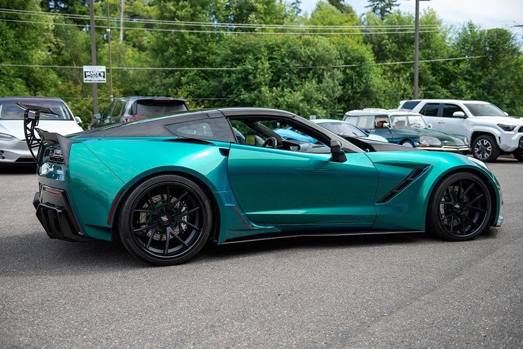 Corvettes for Sale: 2017 Corvette Stingray with an Ivan Tampi Widebody Kit