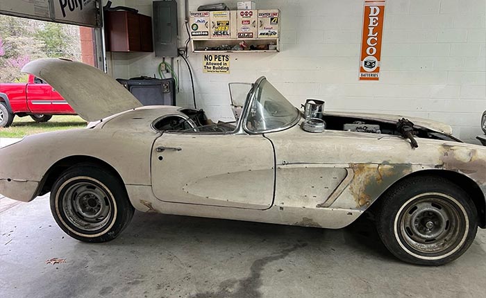 Corvettes for Sale: 1960 Corvette Fuelie Project Offered on eBay