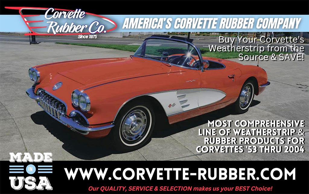 Corvette Rubber is Your Source for American-Made Corvette Weatherstripping