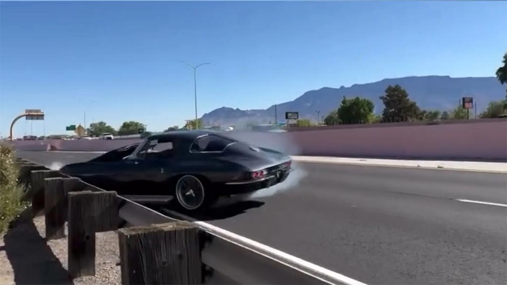 [ACCIDENT] 1963 Corvette Split Window Restomod Crashes After Launch