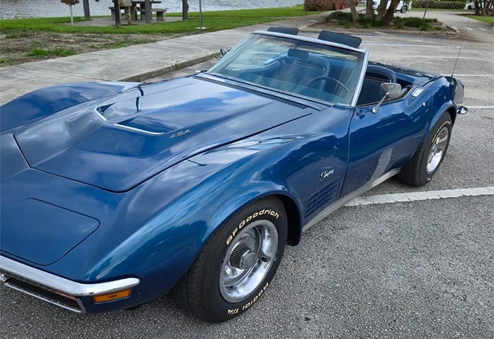 Corvettes for Sale: 1971 Corvette Stingray Convertible with a 454 V8 on eBay