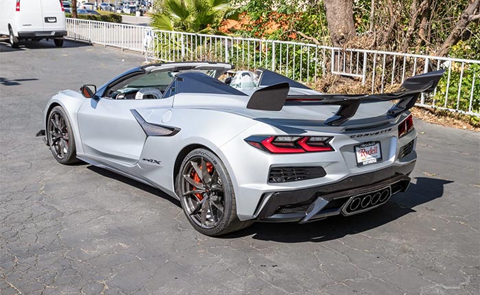 First 2026 Corvette ZR1X Convertible Quail Silver Limited Edition Hits BaT