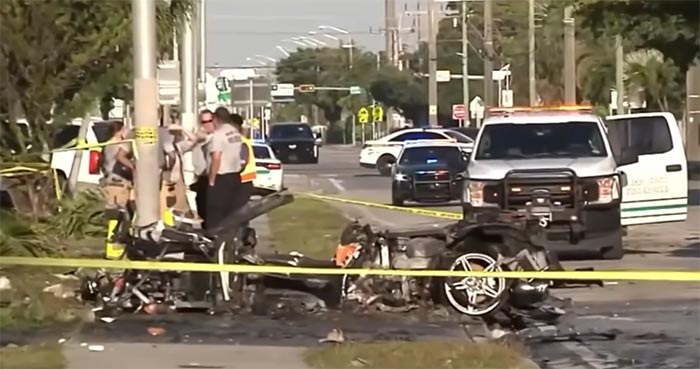 [ACCIDENT] Fiery Crash Takes the Life of a C8 Corvette Driver, Hospitalizes Two Others