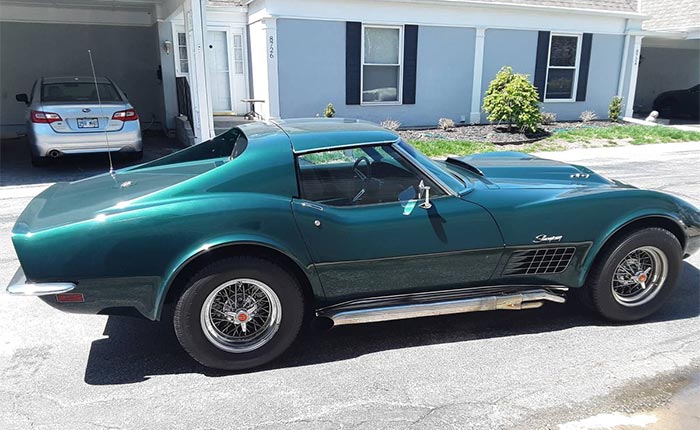 Corvettes for Sale: Owned for 54 Years, this 1971 Corvette LS5 is Now Offered on Craigslist