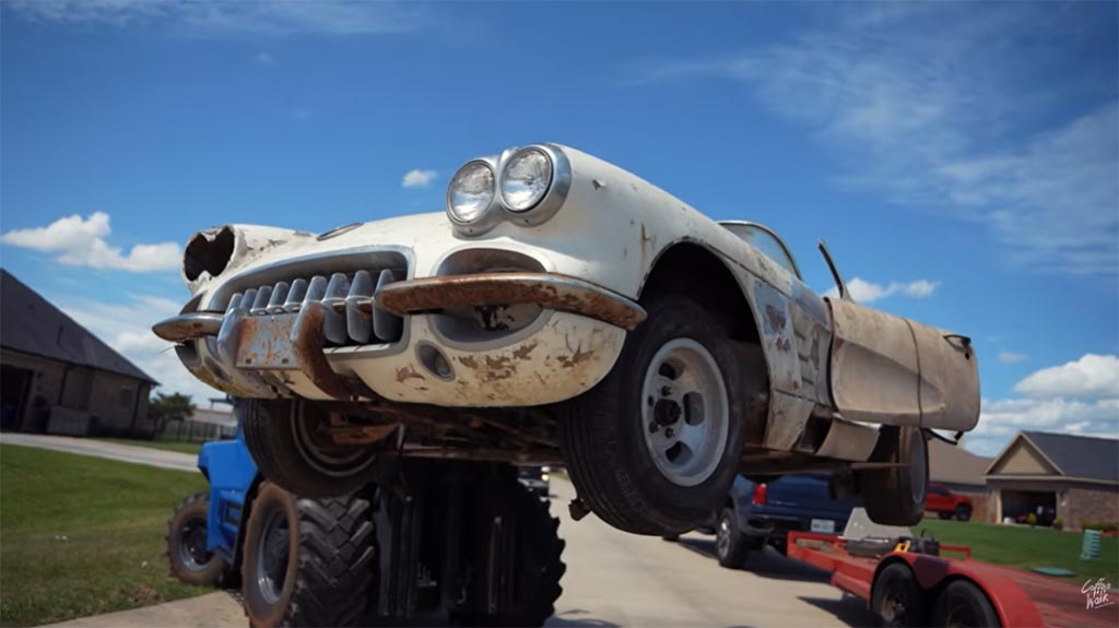[VIDEO] Dennis Collins Rescues a Rough 1960 Corvette Roadster in Texas