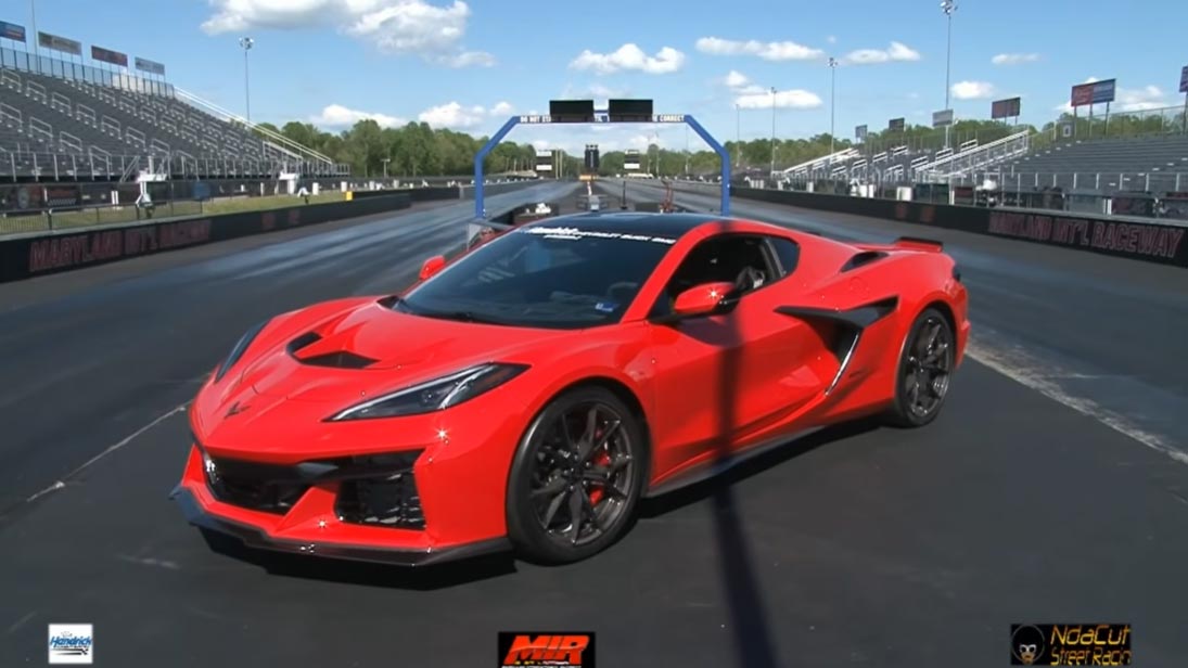 [VIDEO] Stock Corvette ZR1 Runs 9.161 Seconds in the Quarter Mile for a New World Record