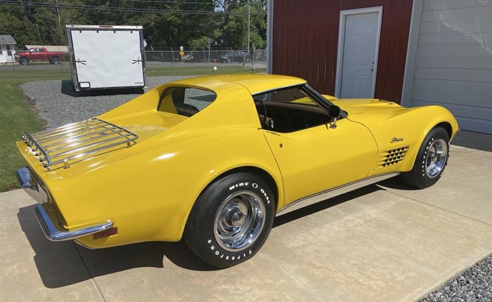 Corvettes for Sale: 45-Years-Owned 1971 Corvette with an LS5 454 V8 Offered on eBay
