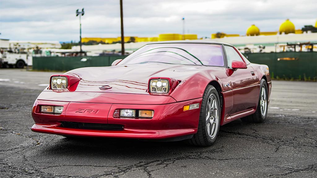 Corvette for Sale: Rare Shinoda/Mears 1990 Corvette ZR1 Offered on Bring a Trailer