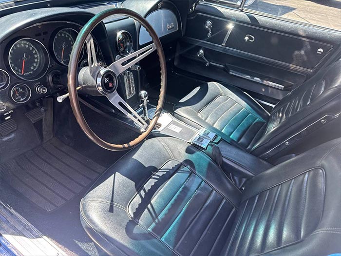 Corvettes for Sale: 350-Powered 1966 Corvette Sting Ray with Rare Interior Options