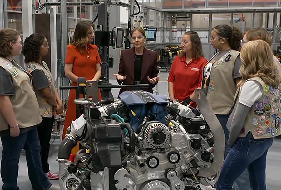 [VIDEO] GM's Mary Barra Featured on Good Morning America from Inside the Corvette Assembly Plant