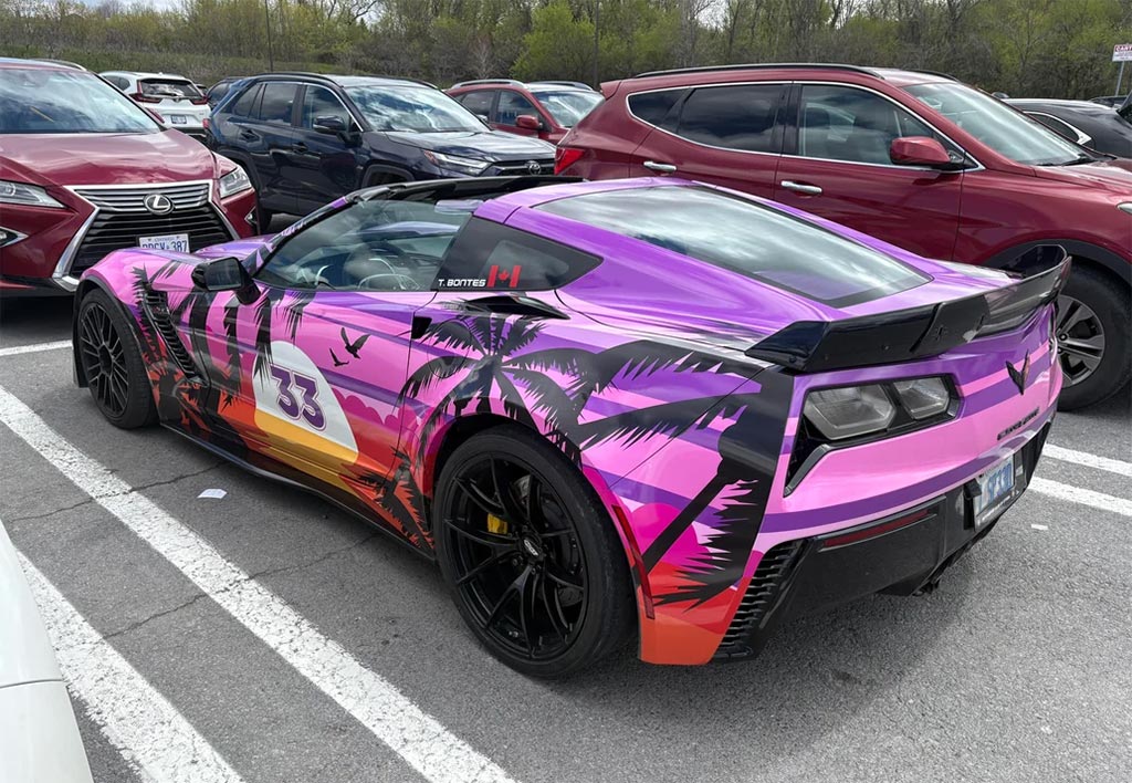 [POLL] HOT OR NOT? C7 Corvette Z06 at Costco Rocking a Mural Wrap