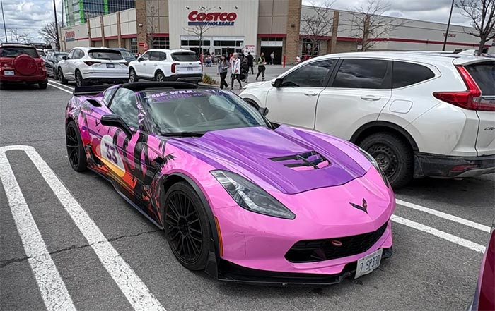 [POLL] HOT OR NOT? C7 Corvette Z06 at Costco Rocking a Mural Wrap