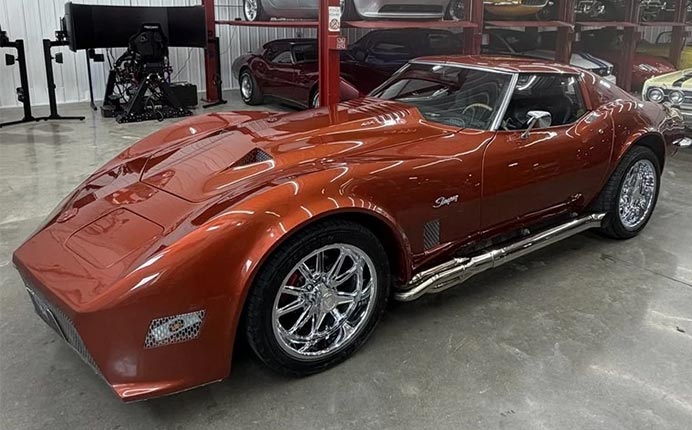 Corvettes for Sale: Polarizing 1973 Corvette With a 468 Stroker Offered on eBay