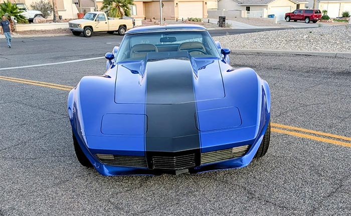 Corvettes for Sale: 572-Powered 1973 Corvette Widebody Offered on BaT