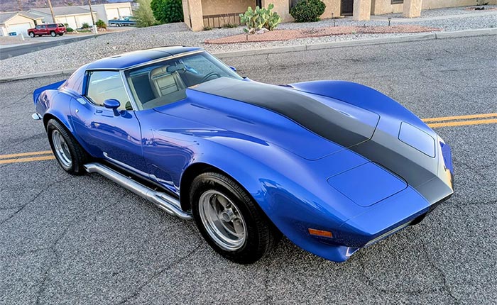 Corvettes for Sale: 572-Powered 1973 Corvette Widebody Offered on BaT