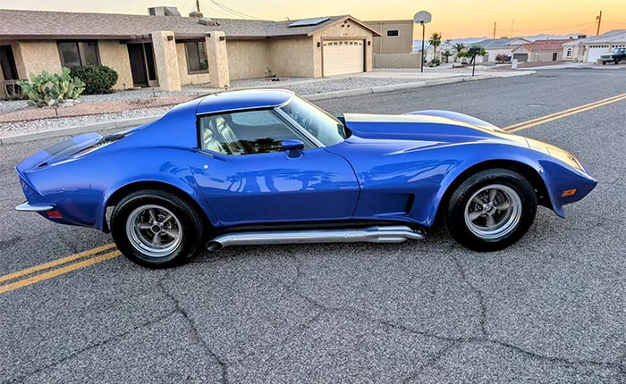 Corvettes for Sale: 572-Powered 1973 Corvette Widebody Offered on BaT