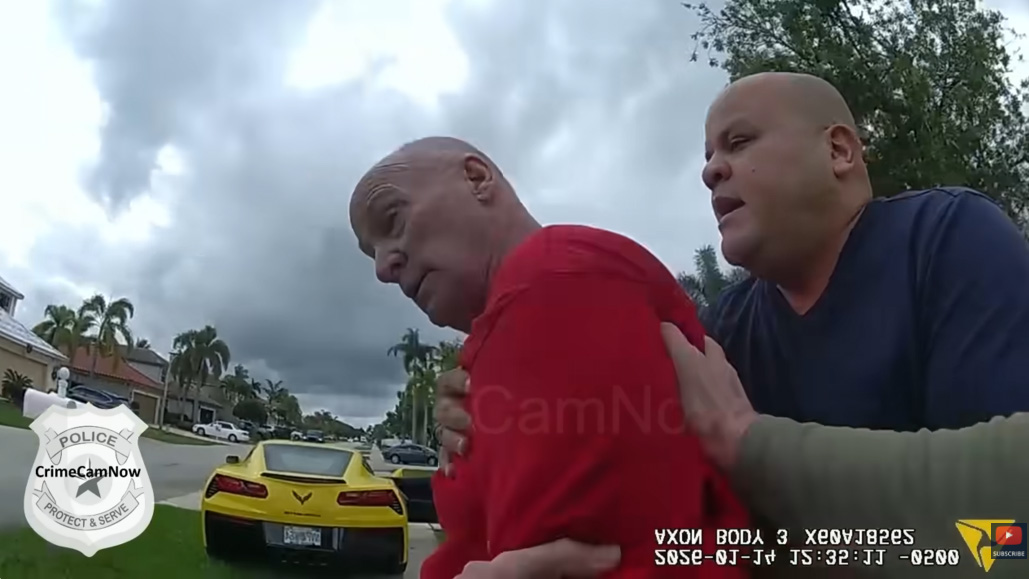 [VIDEO] Man Floors His Corvette While a Deputy Hangs On for Dear Life During Repossession