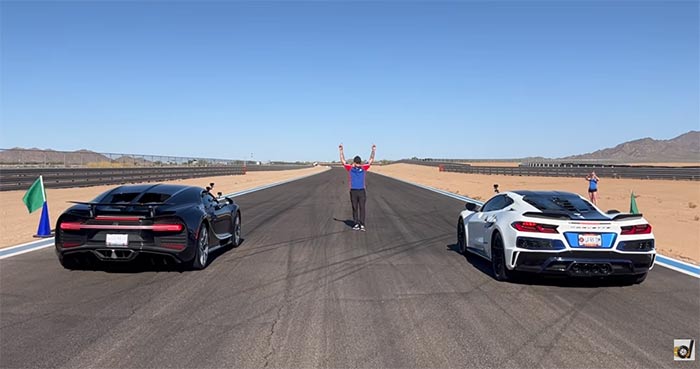 [VIDEO] C8 Corvette ZR1X Finally Gets in the Octagon with a Bugatti, Easily Rises to the Challenge!