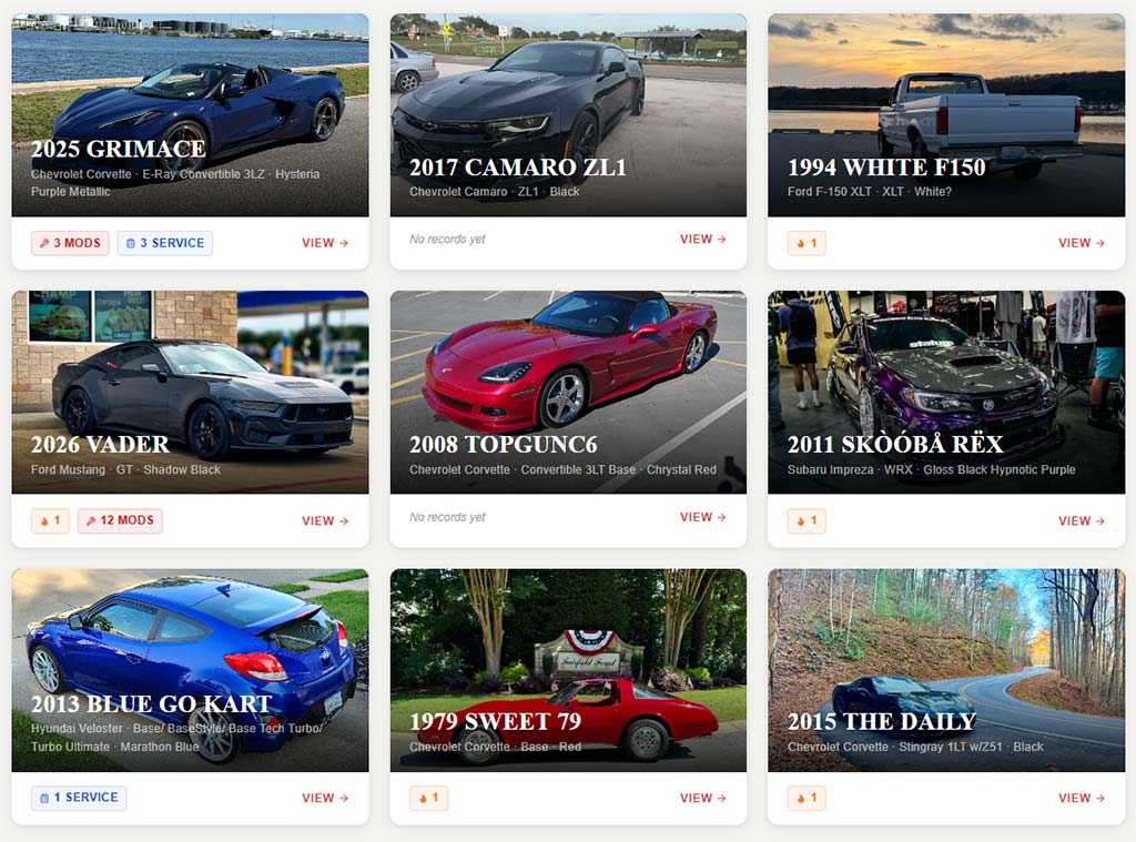 Build It. Track It. Share It. - Introducing DynamicGarage.app