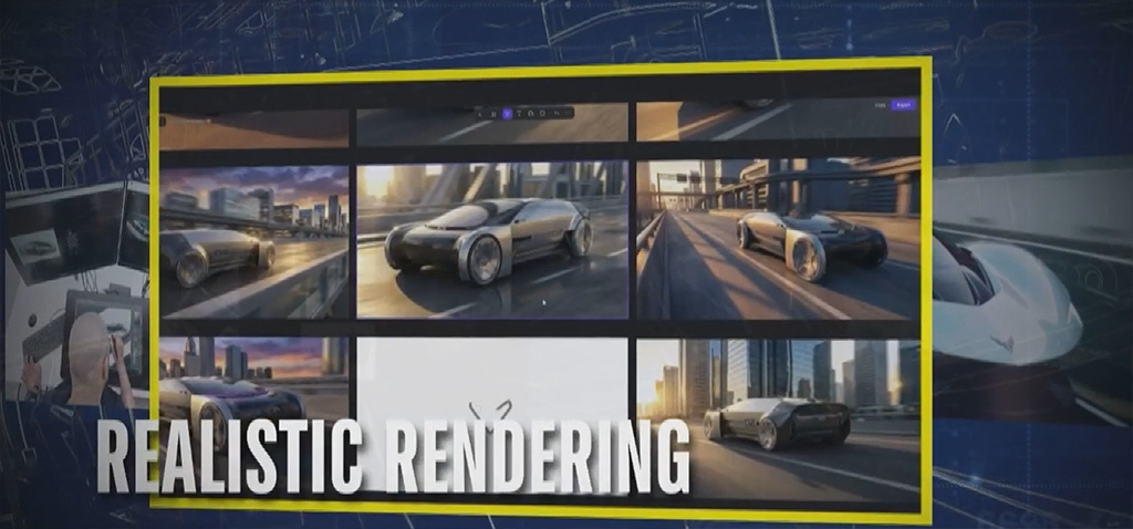 [VIDEO] Futuristic Corvette Concepts Serve as the Backdrop in this NBC News Profile with Mary Barra