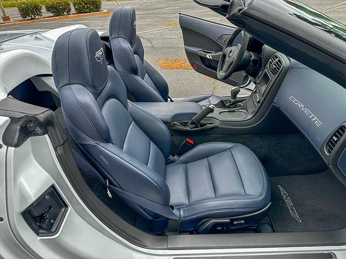 Corvettes for Sale: 1200-Mile 2013 Corvette 427 Convertible 60th Anniversary Offered on BaT