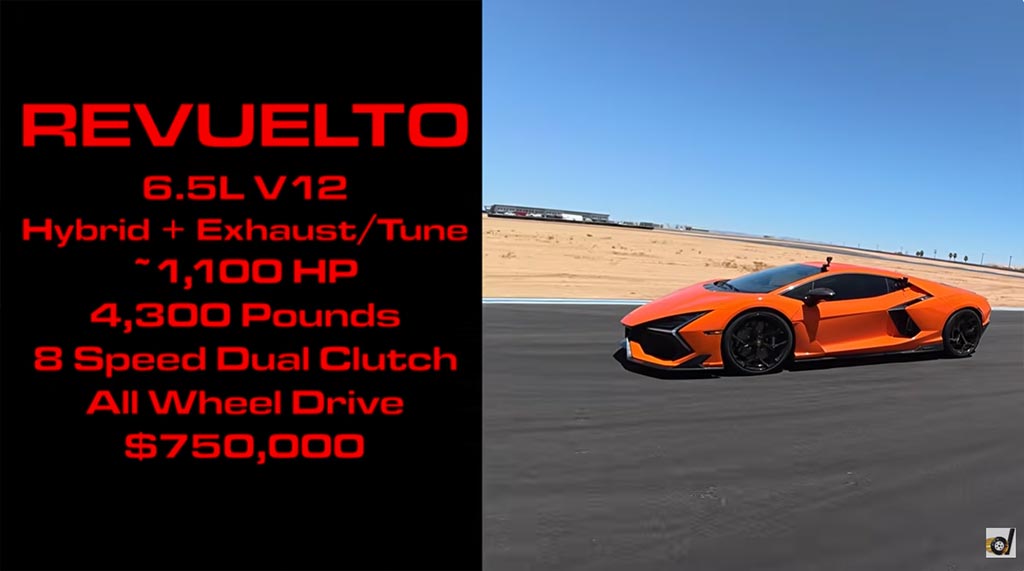 [VIDEO] Modded Lamborghini Revuelto Still Can't Hang with C8 Corvette ZR1X