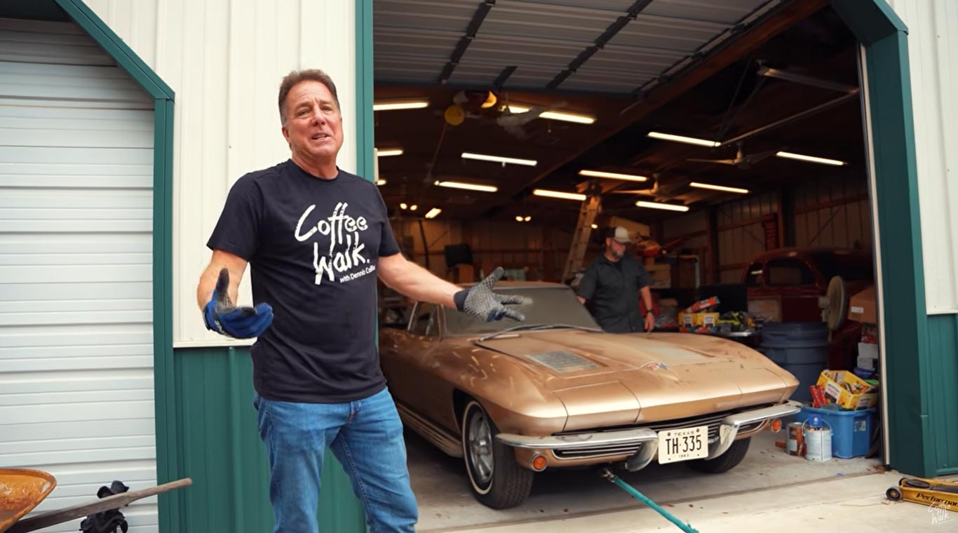 [VIDEO] Dennis Collins Rescues an Unusual 1963 Corvette Split Window Parked Since the '90s