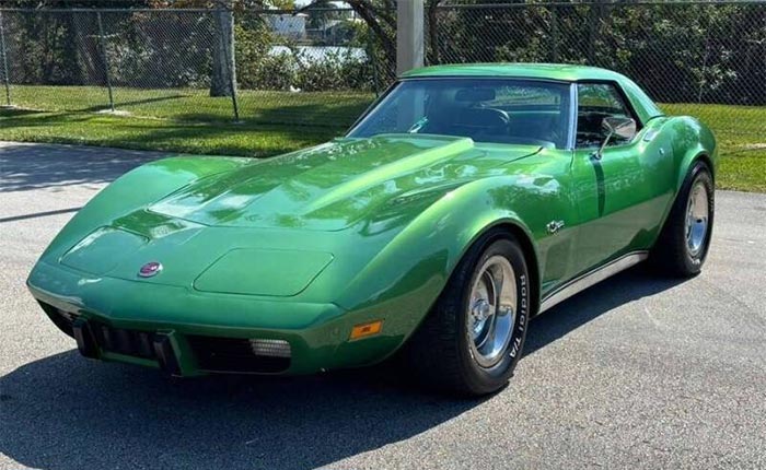 Corvettes for Sale: 13K-Mile 1975 Corvette Convertible with Hardtop
