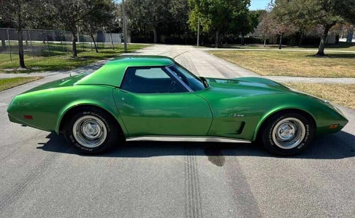 Corvettes for Sale: 13K-Mile 1975 Corvette Convertible with Hardtop