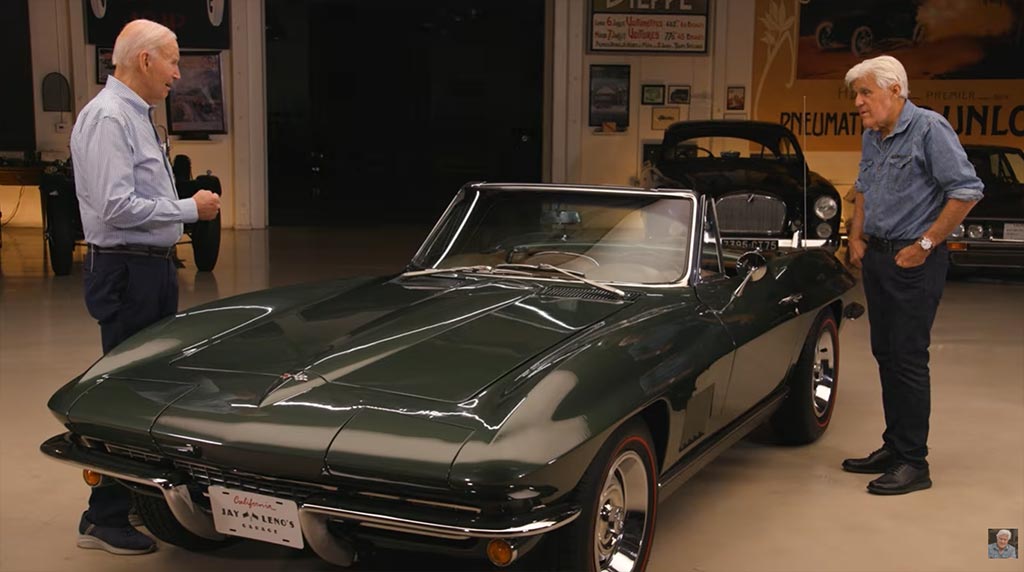 [VIDEO] Joe Biden and his 1967 Corvette Visit Jay Leno's Garage