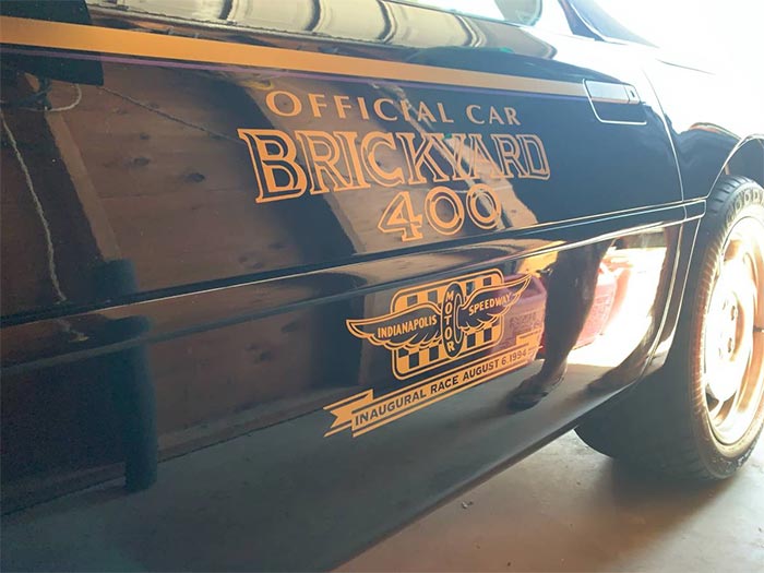Corvettes for Sale: One of 12 Inaugural Brickyard 400 1994 Corvette with 1,400 Original Miles
