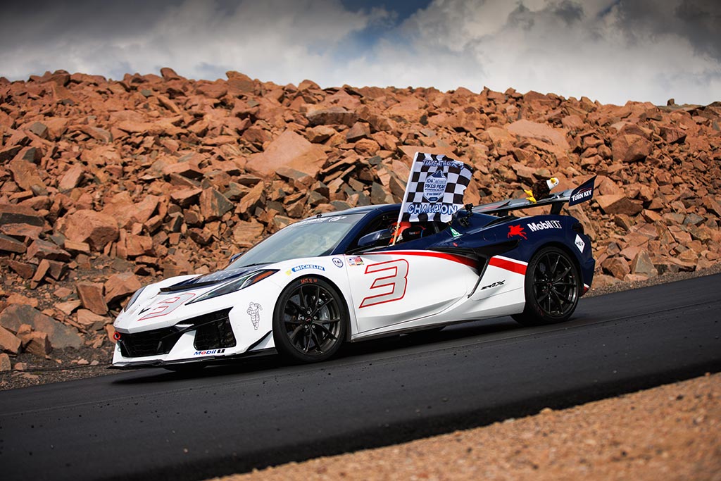 Corvette ZR1X Sets the Production Car Hill Climb Record at Pikes Peak