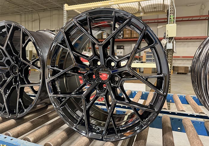 Jantes ZR1 noires chromées