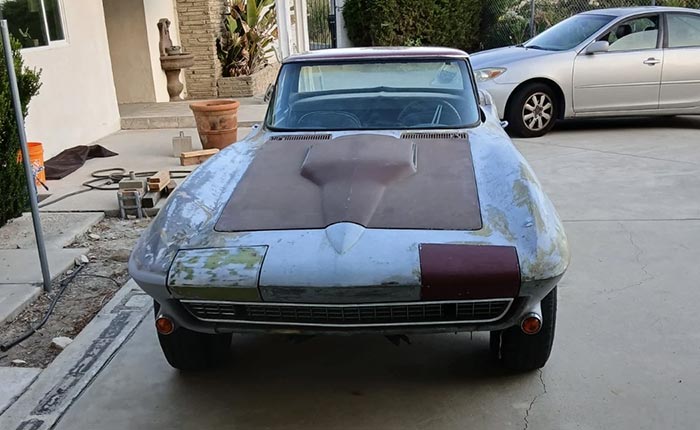 Corvettes for Sale: Project 1966 Corvette Convertible with Unfinished L72 427ci V8