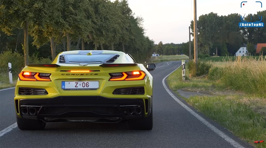 [VIDEO] Watch (and Listen) as a Corvette Z06 Runs Full Throttle on the German Autobahn