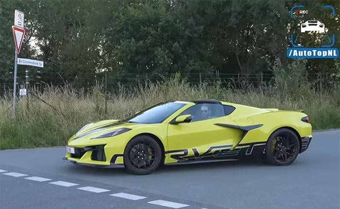 [VIDEO] Watch (and Listen) as a C8 Corvette Z06 Runs Full Throttle on the German Autobahn