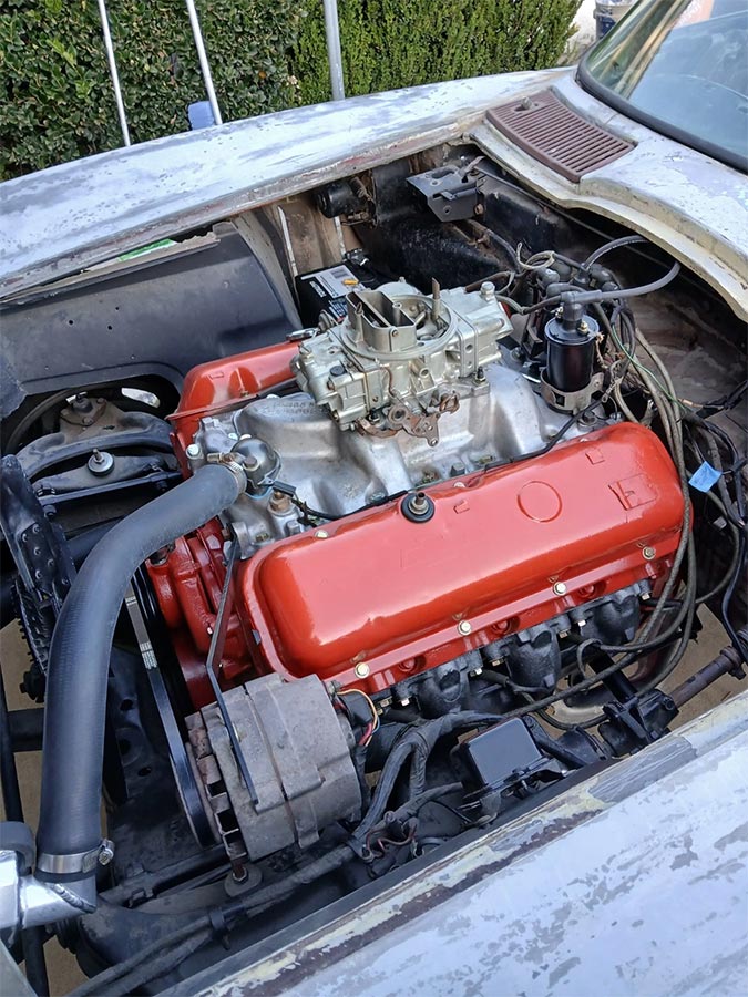 Corvettes for Sale: Project 1966 Corvette Convertible with Unfinished L72 427ci V8