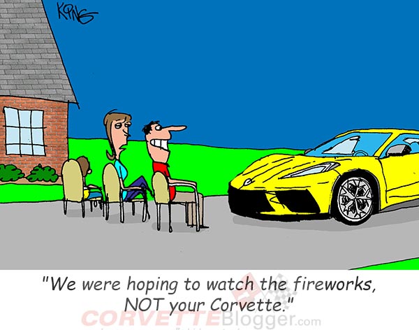 Saturday Morning Corvette Comic: Celebrating the 4th, Corvette Style!