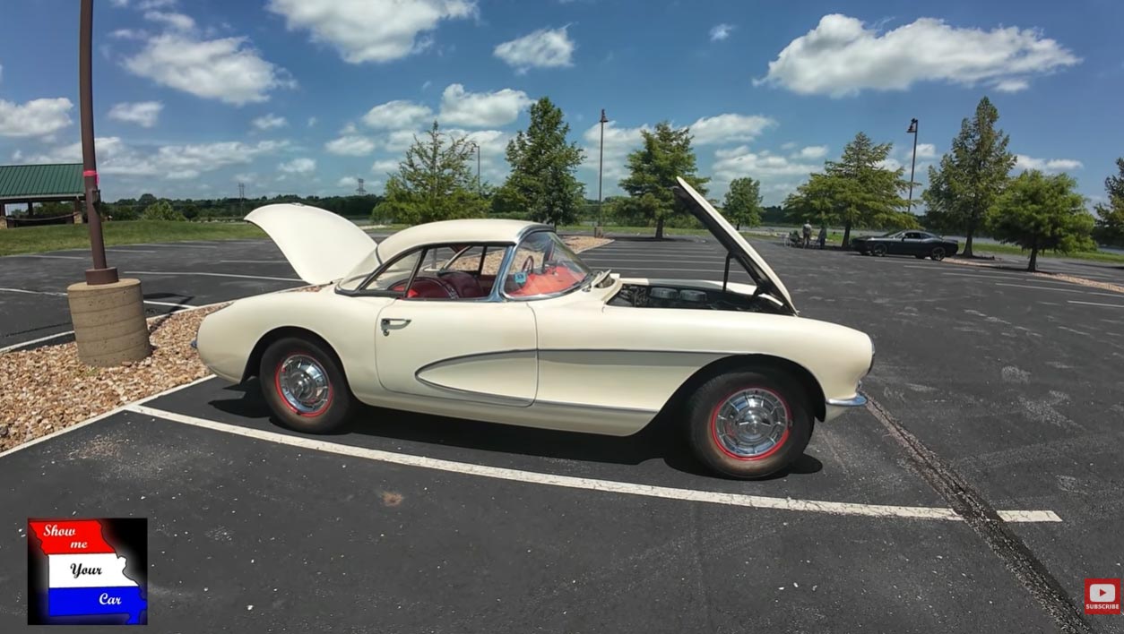 [VIDEO] 1956 Corvette Basement Find is Reunited with the Dealer's Family that Originally Sold the Car New