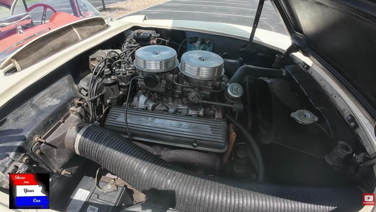 [VIDEO] 1956 Corvette Basement Find is Reunited with the Dealer's Family that Originally Sold the Car New