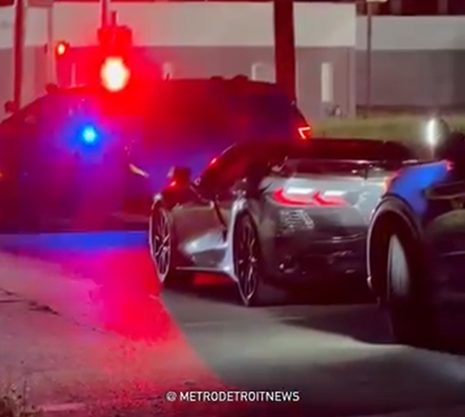 [VIDEO] Michigan Police in Hot Pursuit of a C8 Corvette