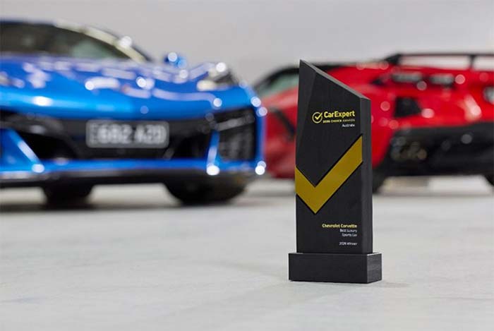 Corvette Wins Australia's CarExpert Best Luxury Sports Car for 2nd Year in a Row