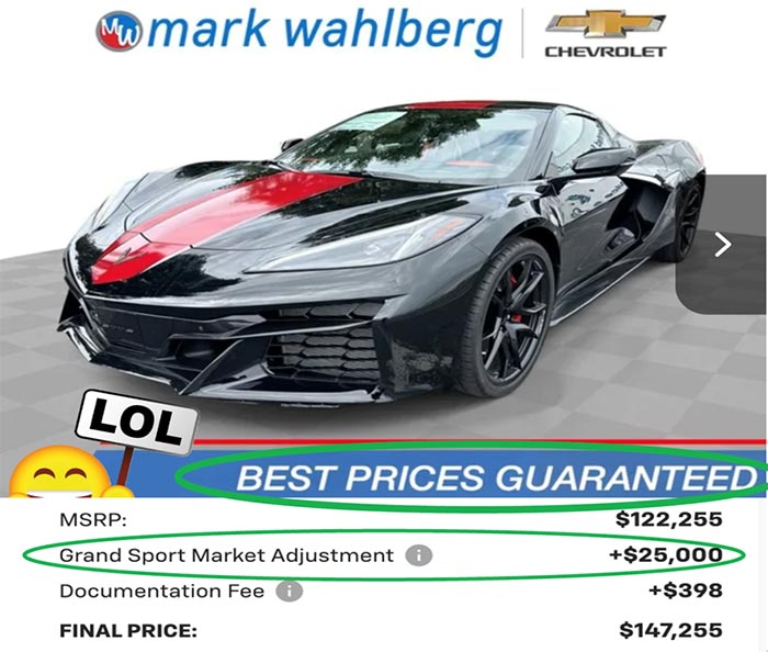 Bad Vibrations: Dealer 'Mark' Ups Are Here for the 2027 Corvette Grand Sport