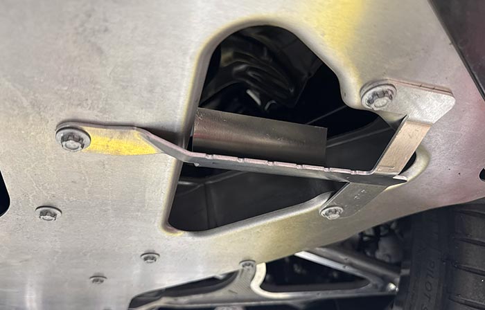Déflecteurs d'air sous la caisse