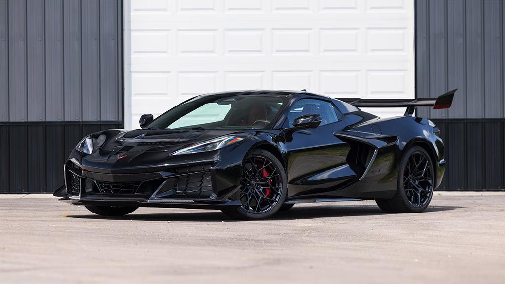 Black 2026 Corvette ZR1 Convertible Stars & Steel Edition Heading to Mecum Harrisburg