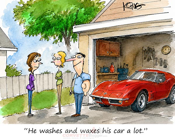 Saturday Morning Corvette Comic: Summertime Work Out