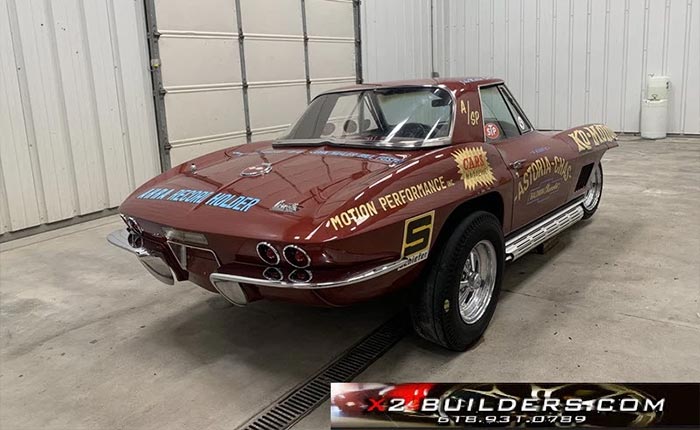 Corvettes for Sale: Crashed Ko-Motion Replica 1967 Corvette Now