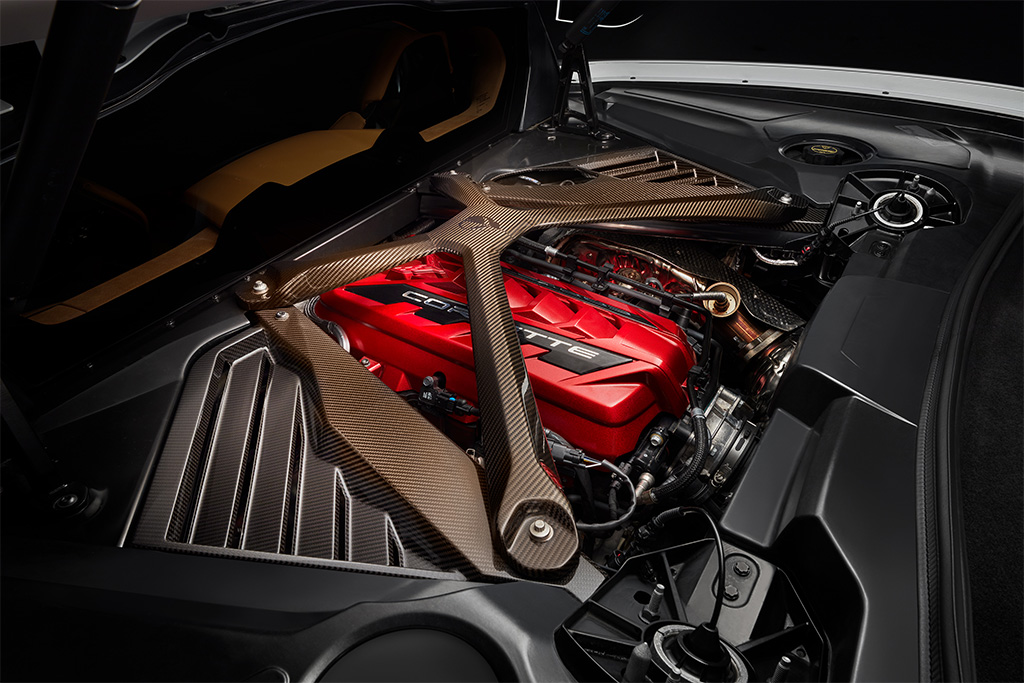 GM Adds the Visible Carbon Fiber Engine Cross Brace with Jake Logo to the List of Things that Can Not Be Ordered