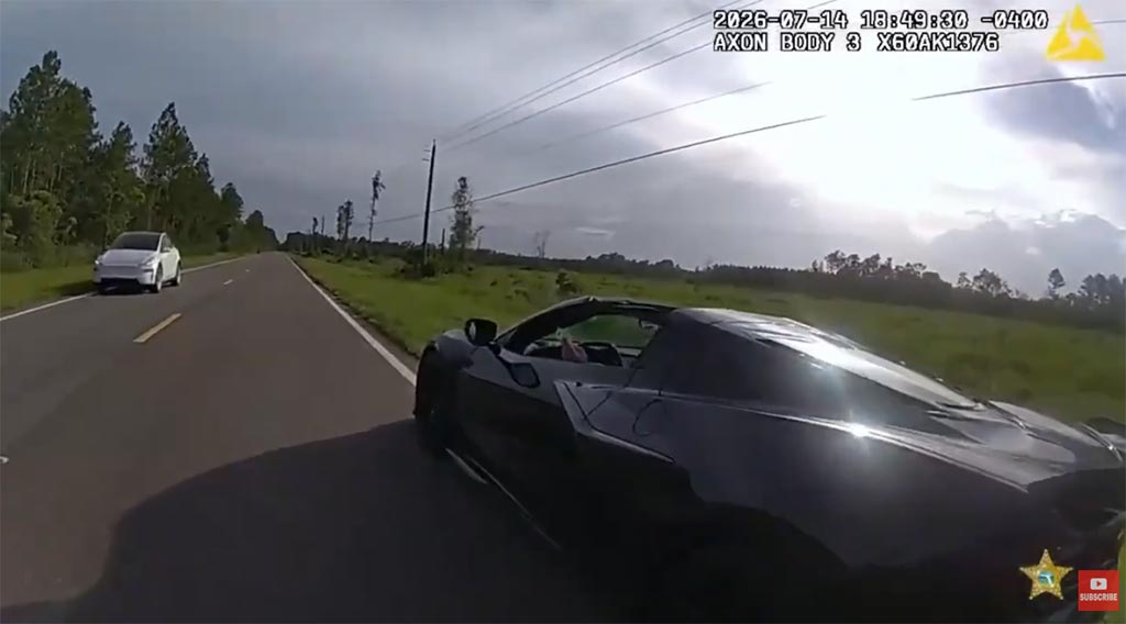 [VIDEO] Florida C8 Corvette Super-Speeder Arrested for Driving 130 MPH in a 45 MPH Zone