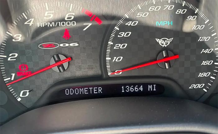 Corvettes for Sale: 14K-Mile 1953/2003 Corvette Z06 Commemorative Edition Offered on Bring a Trailer